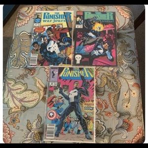 Lot Of 3 The Punisher War Journal #14 #29 - The Punisher #29 Marvel Comics.